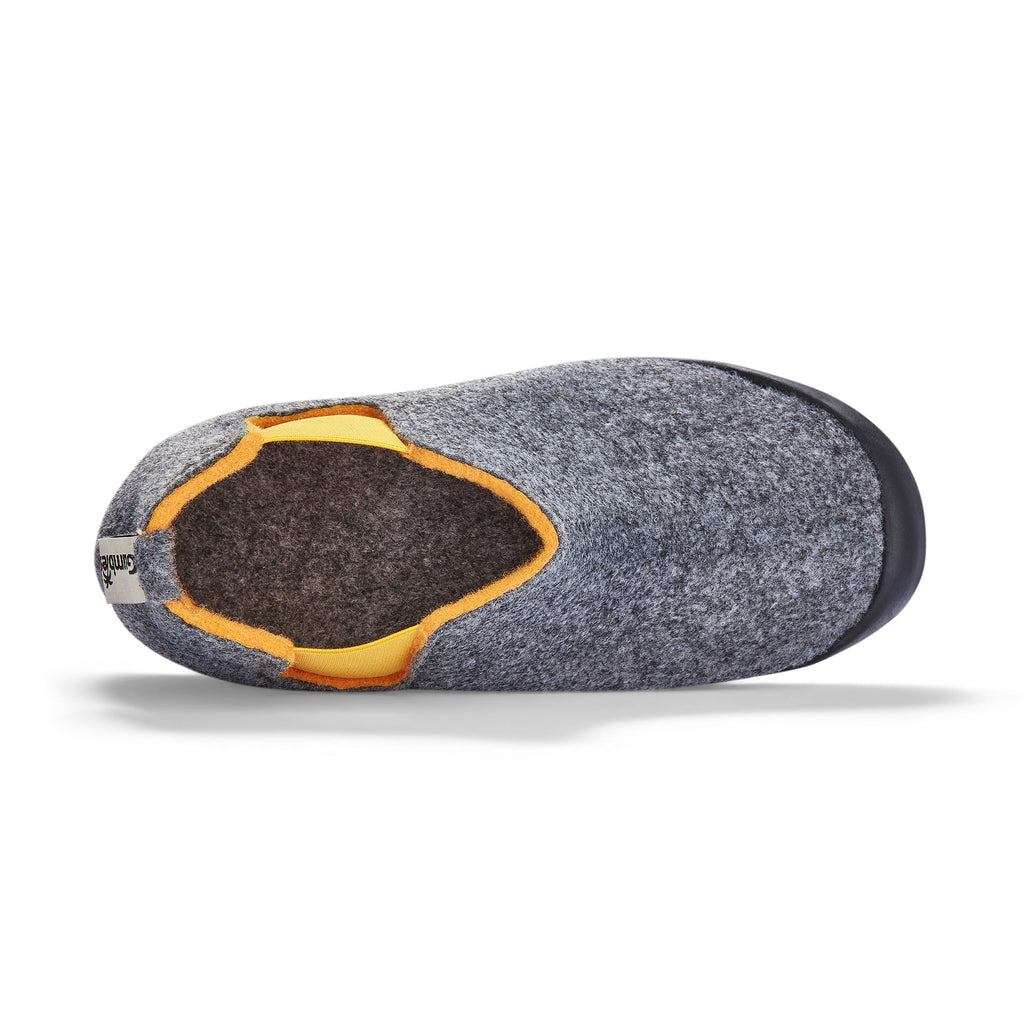 Brumby Slipper Boot in Grey and Curry