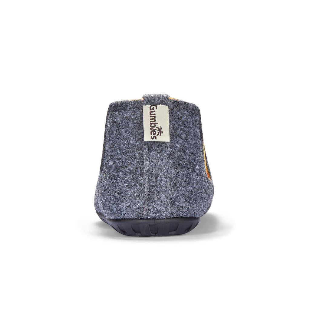 Brumby Slipper Boot in Grey and Curry