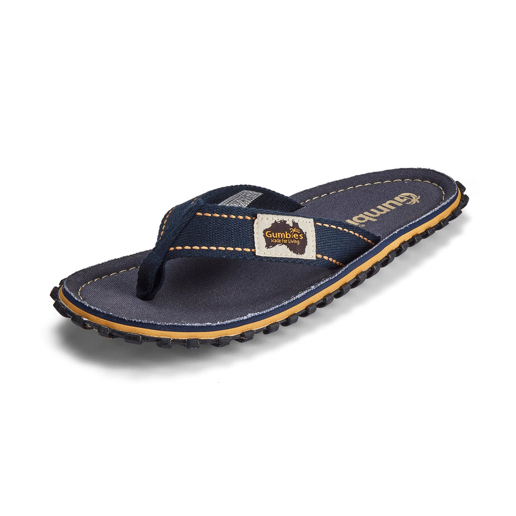 Classic Navy Flip Flops for Men