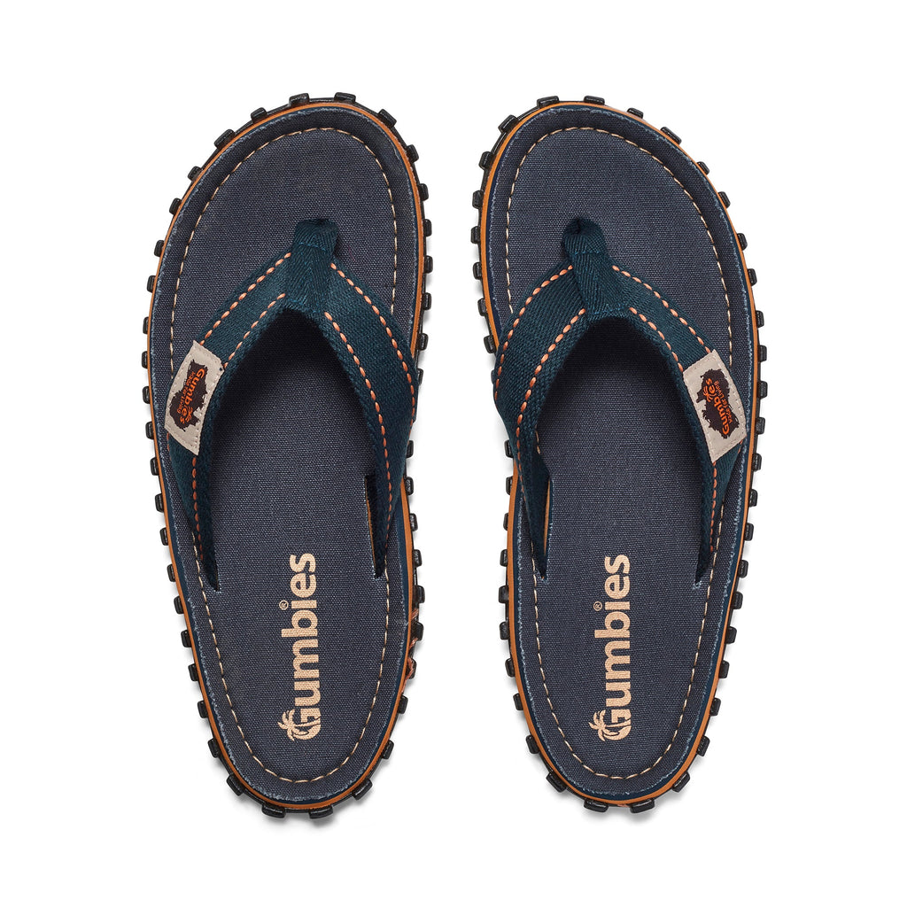 Classic Navy Flip Flops for Men