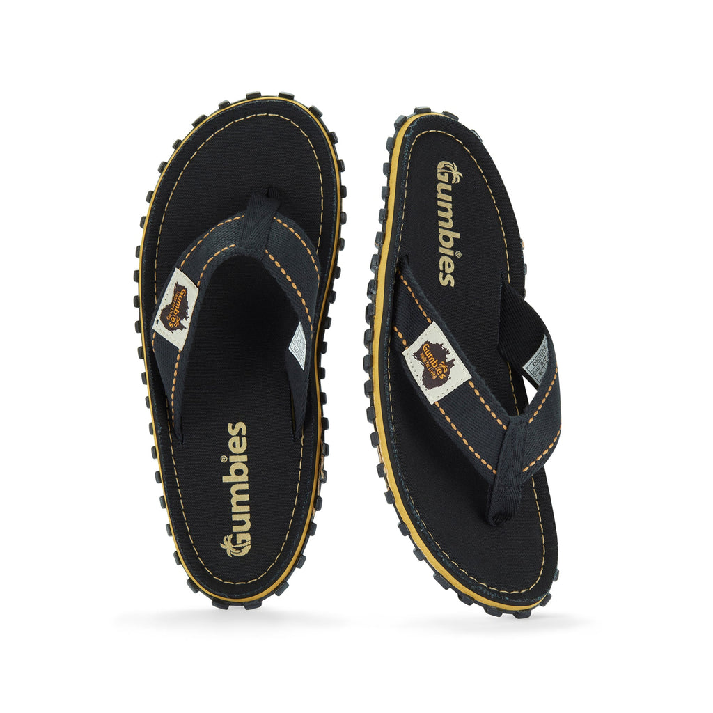 Classic Black Flip Flops for Women