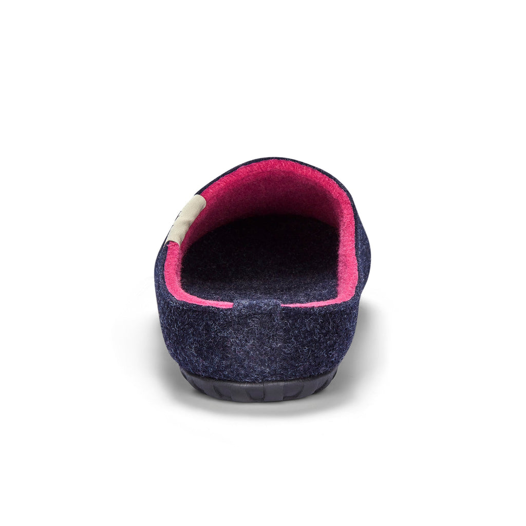 Outback Women's Slipper in Navy and Pink