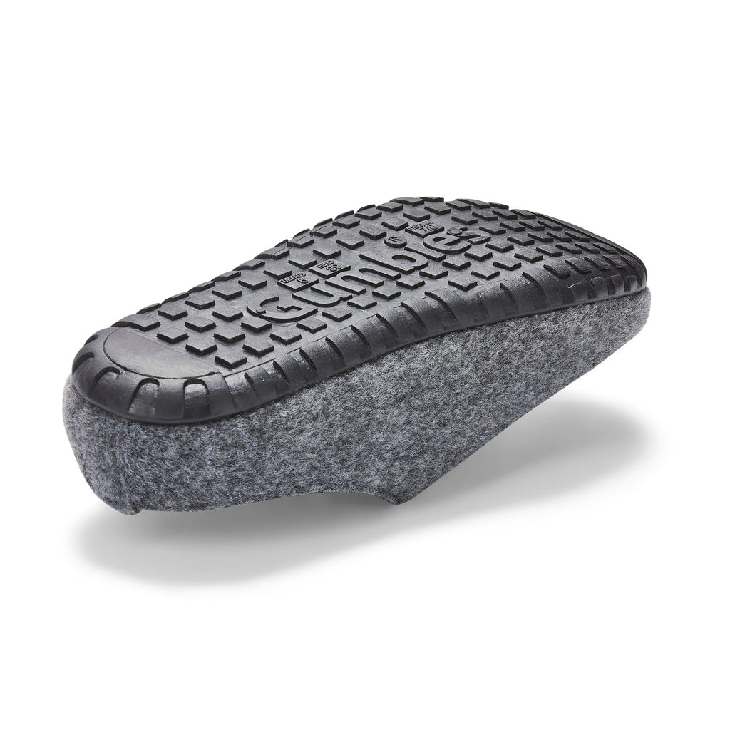 Outback Mens Slipper in Grey and Charcoal
