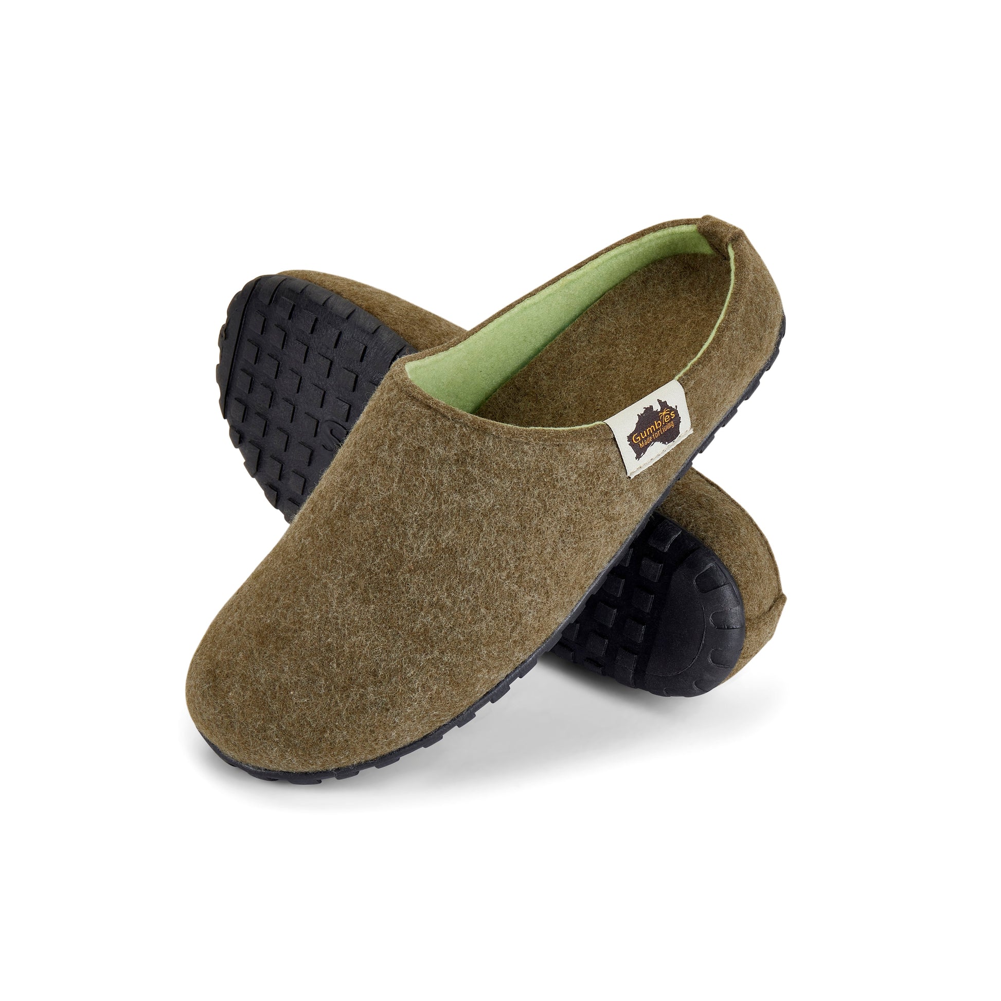 Outback Women's Slipper in Moss and Pistachio