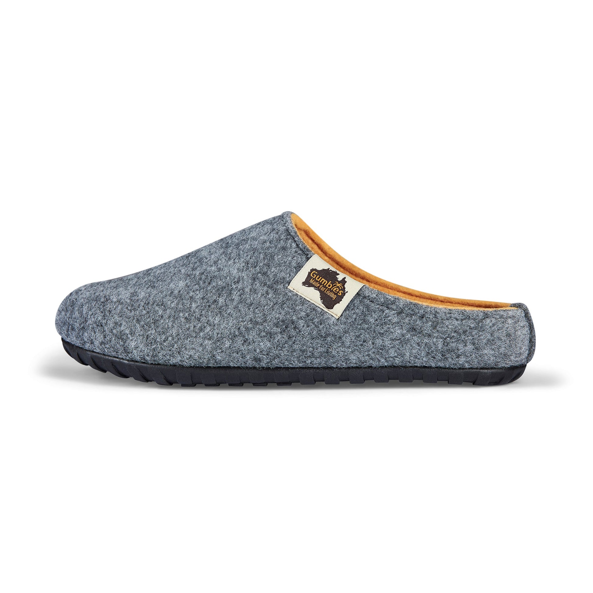 Outback Men's Slipper in Grey and Curry