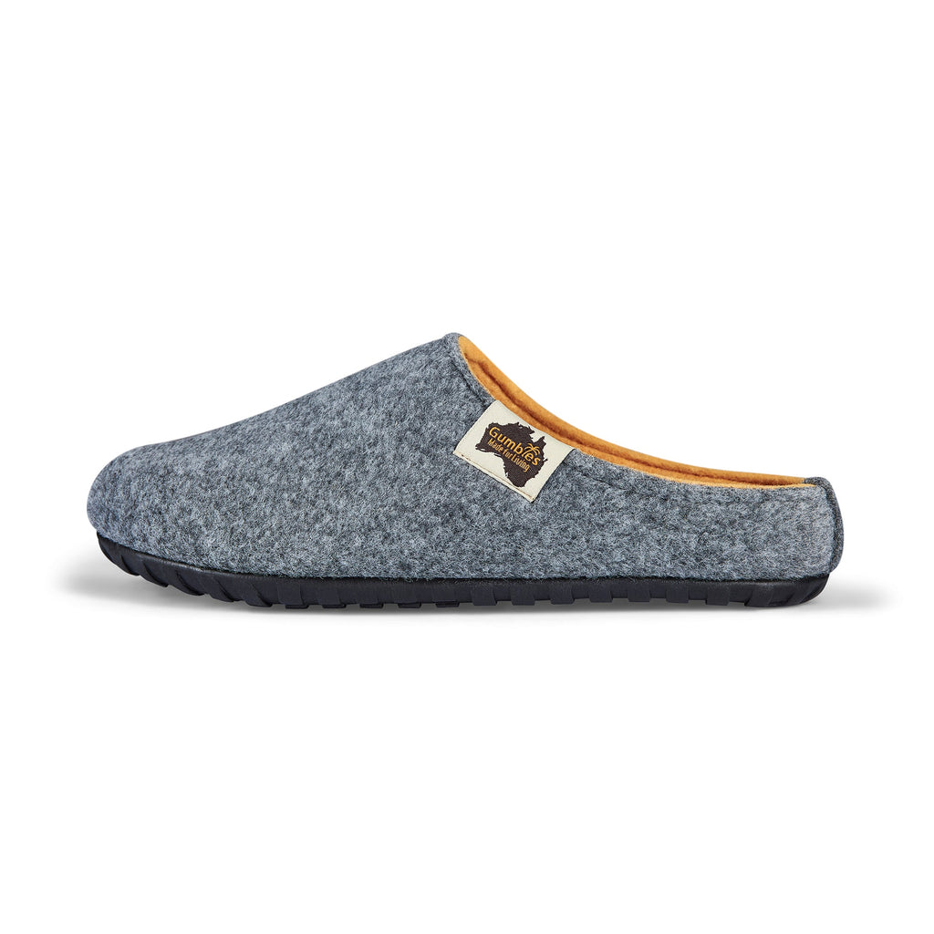 Outback Women's Slipper in Grey and Curry