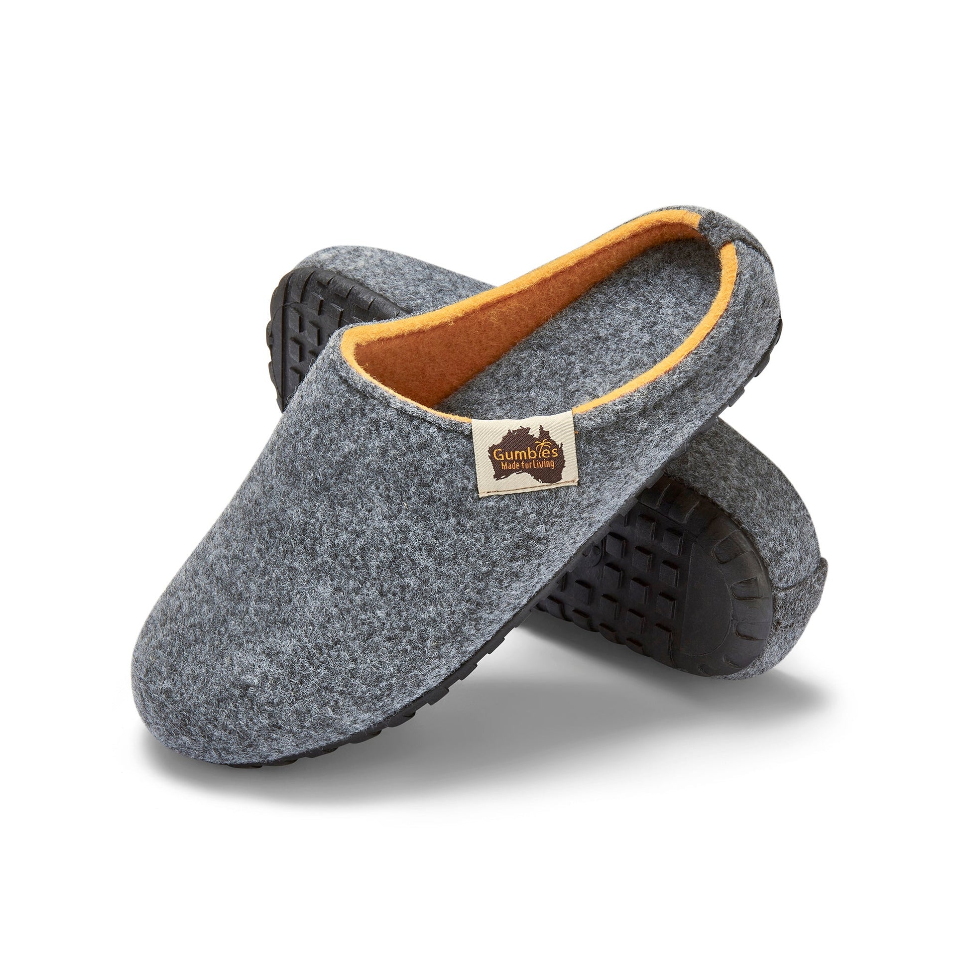 Outback Women's Slipper in Grey and Curry