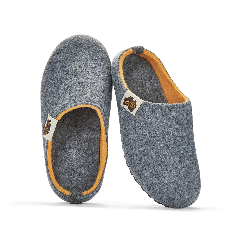 Outback Women's Slipper in Grey and Curry