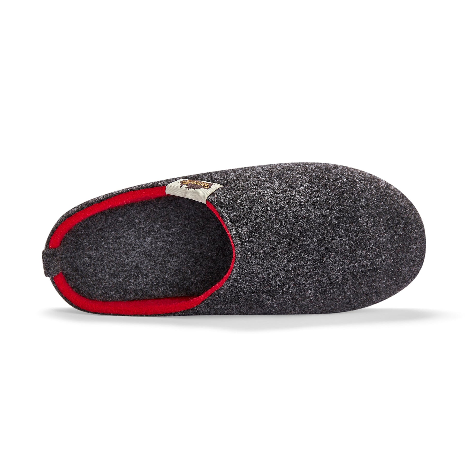 Outback Men's Slipper in Charcoal and Red