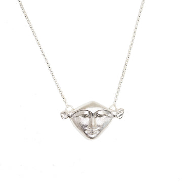 Hathor Harmony Silver Necklace – Ethical & Hypoallergenic by New Vintage by Kriss at brixbailey.com