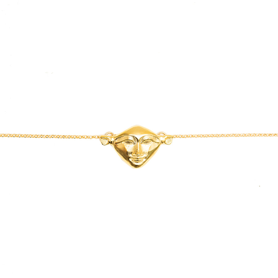 Hathor Harmony Gold Pendant – Ethical & Hypoallergenic Jewelry by New Vintage by Kriss at brixbailey.com