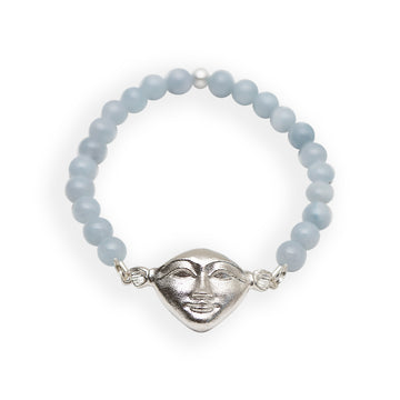 Ethical Aquamarine Bracelet – Elegant & Mindful Jewelry by New Vintage by Kriss at brixbailey.com