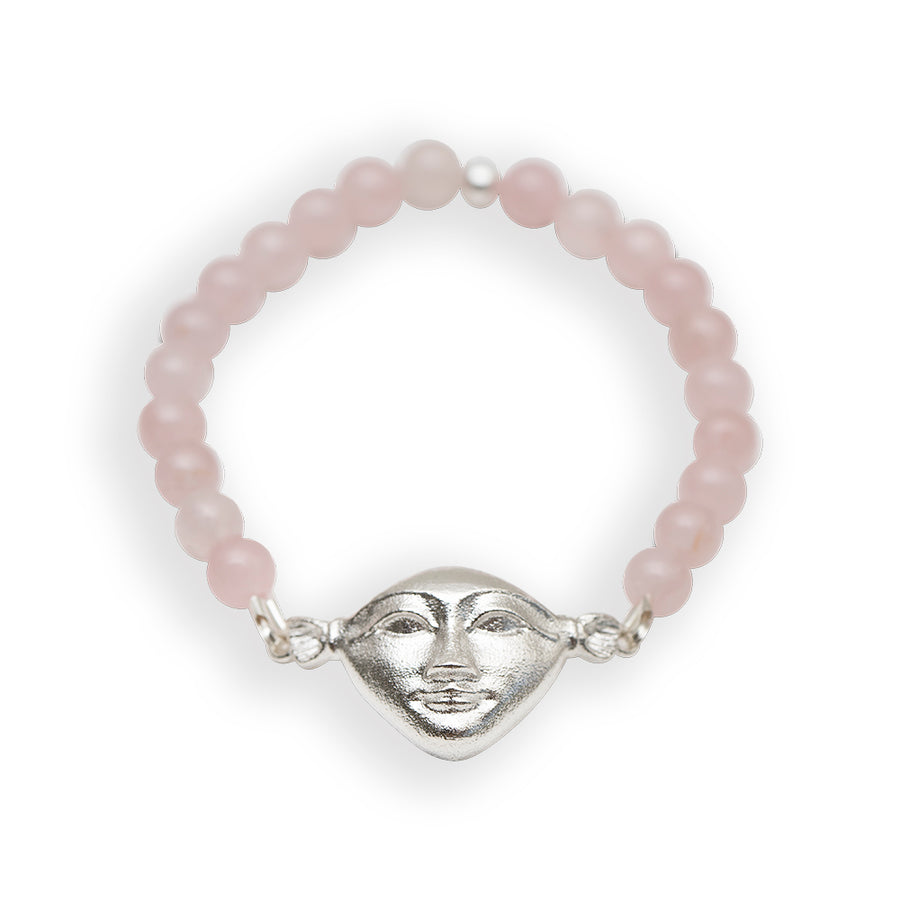 3D Printed Rose Quartz Bracelet – Ethical, Healing & Handmade by New Vintage by Kriss at brixbailey.com