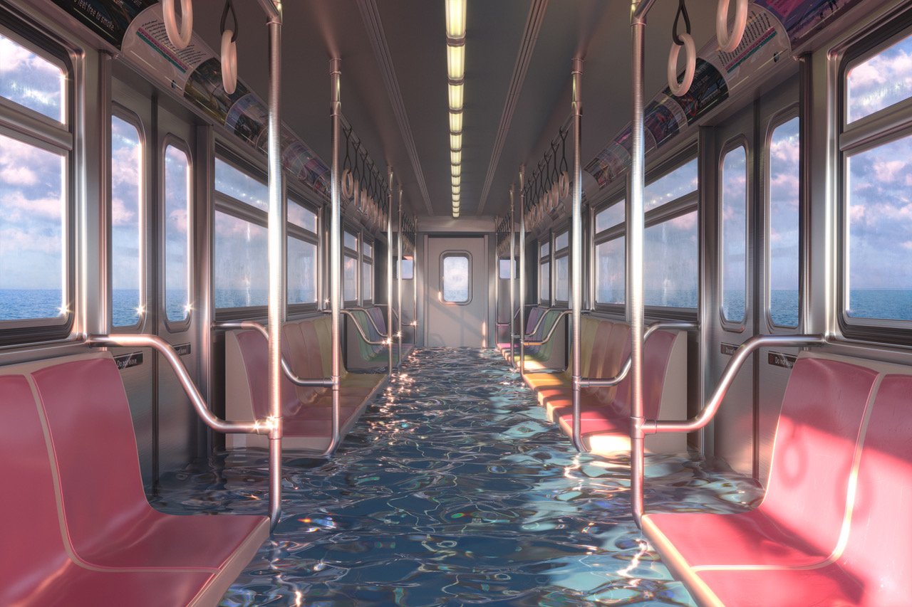 Dreamscapes and Artificial Architecture Digital Art Print