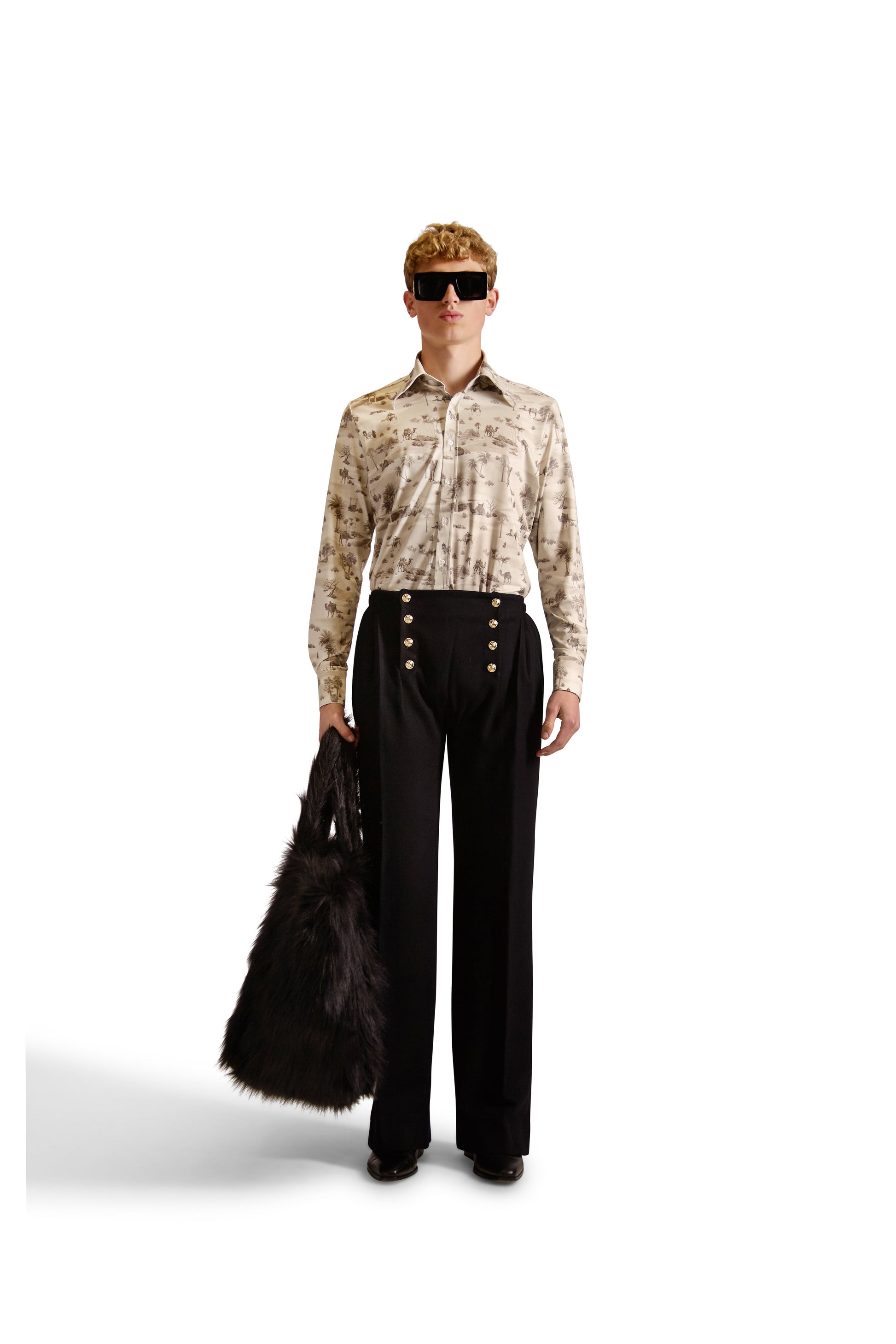 Tailored Fit Print Shirt