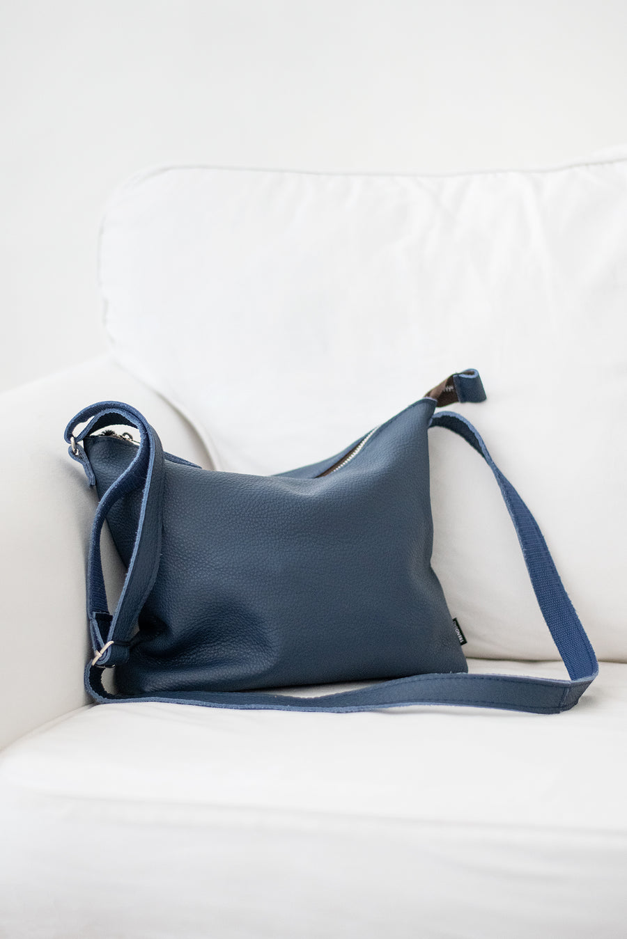 Eco-Friendly Anet L Handmade Leather Shoulder Bag – Crafted in Estonia by Trendbag at brixbailey.com