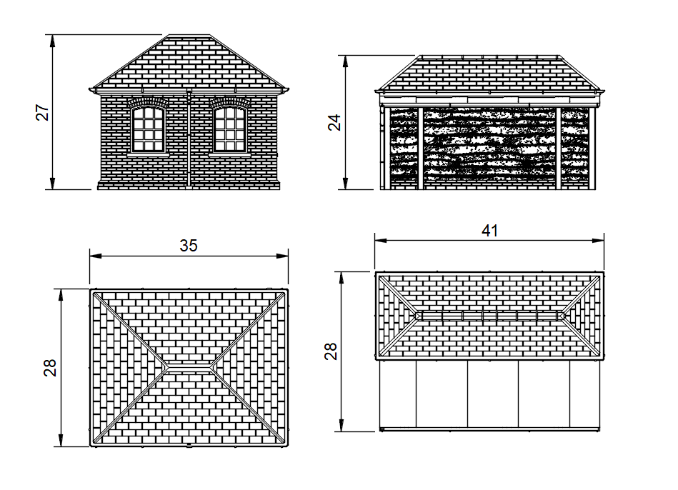 LNER Tram Station N Scale Model Kit