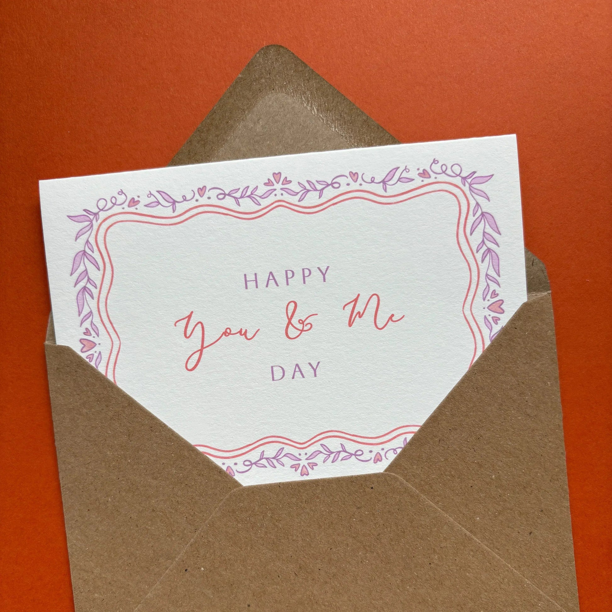 Wedding Anniversary Card Happy You and Me Day