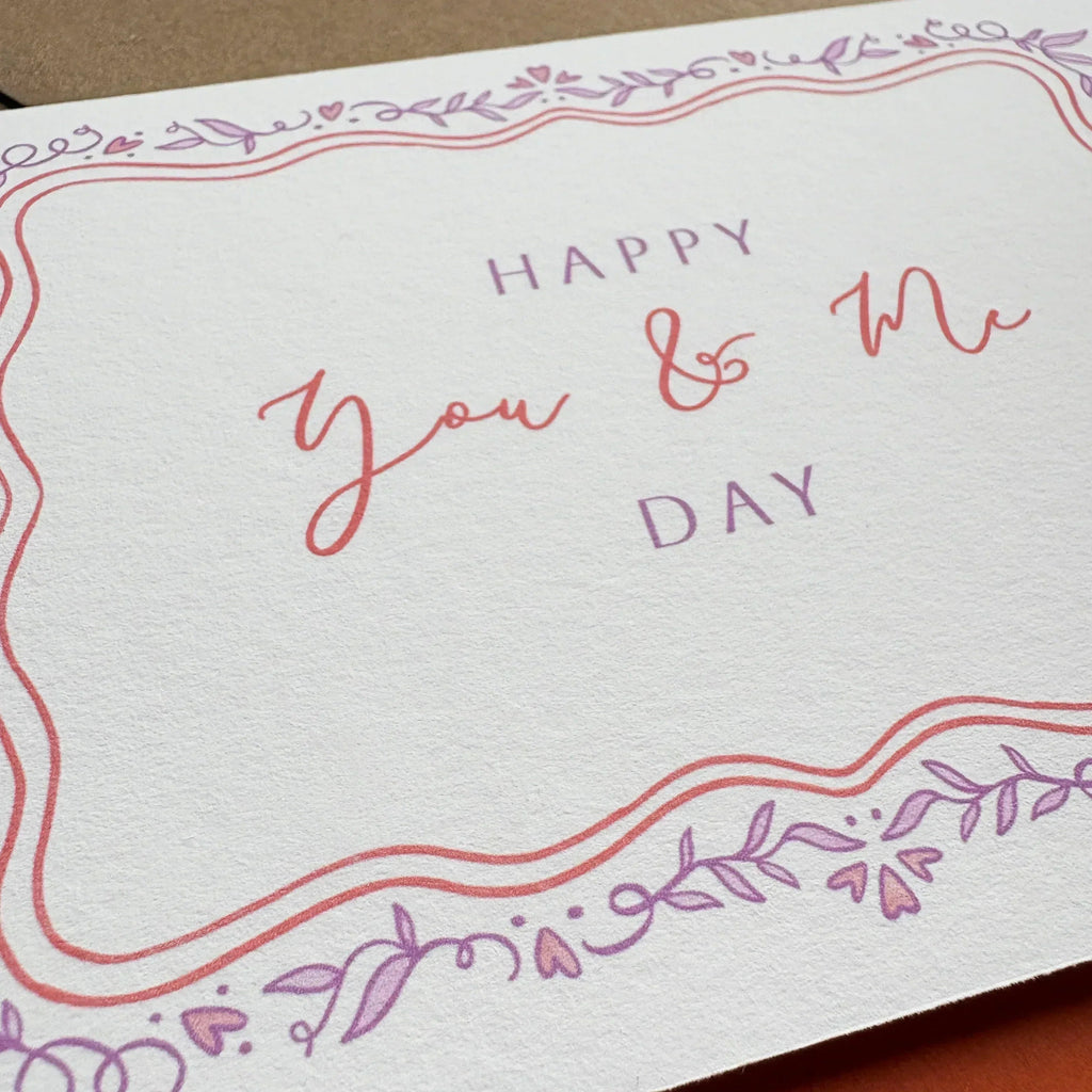 Wedding Anniversary Card Happy You and Me Day