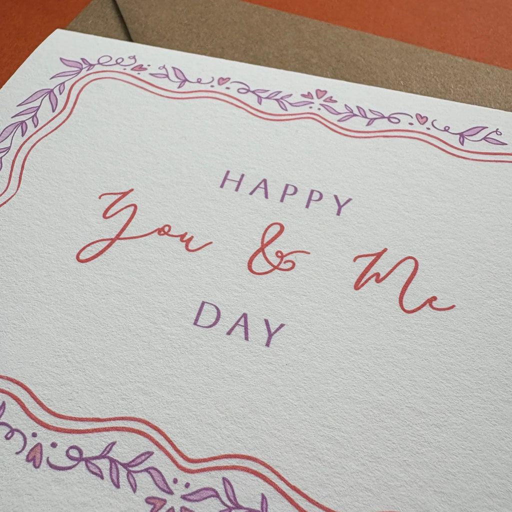 Wedding Anniversary Card Happy You and Me Day