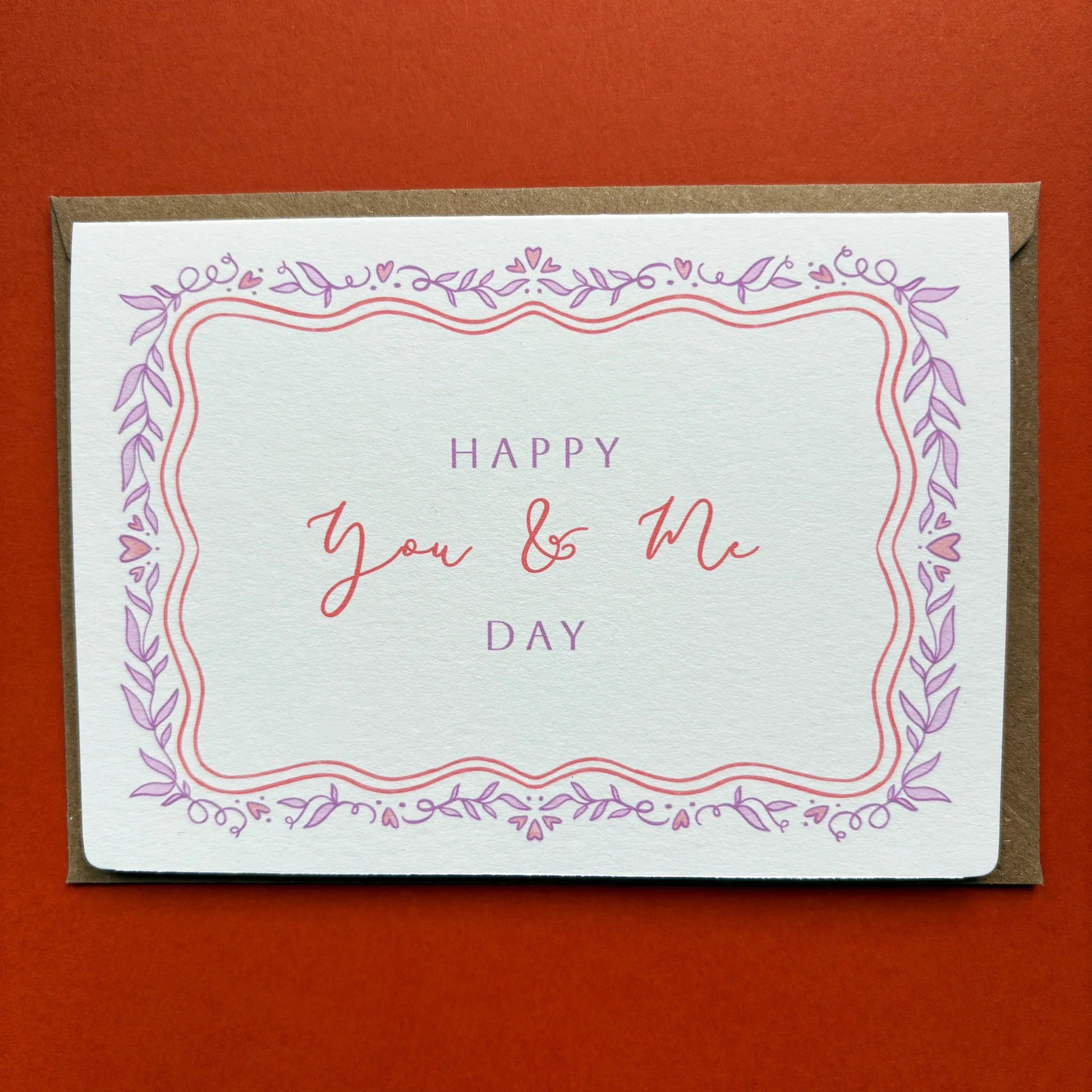 Wedding Anniversary Card Happy You and Me Day
