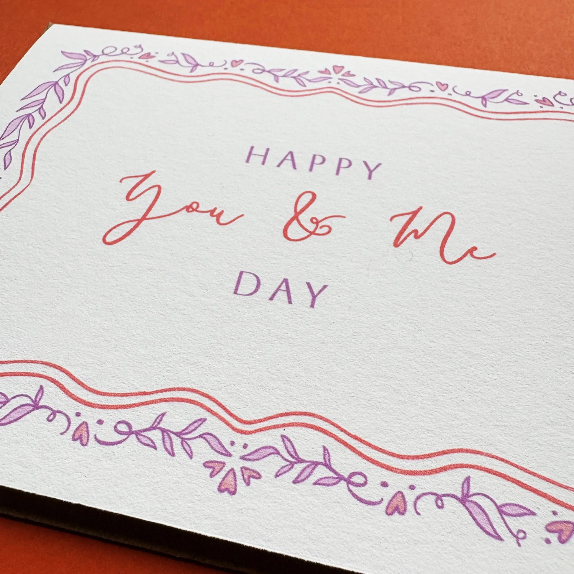 Wedding Anniversary Card Happy You and Me Day