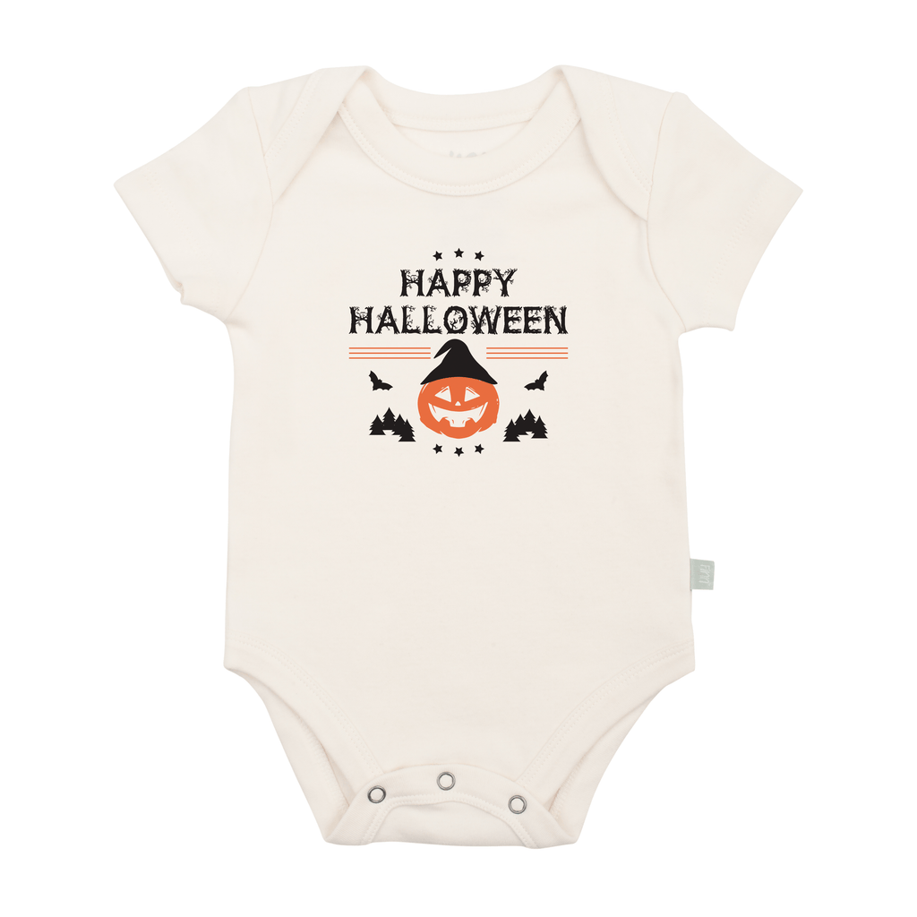 Halloween Pumpkin Graphic Bodysuit for Baby