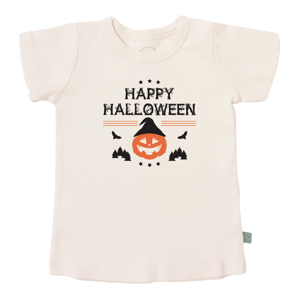 Halloween Pumpkin Graphic Tee for Toddlers