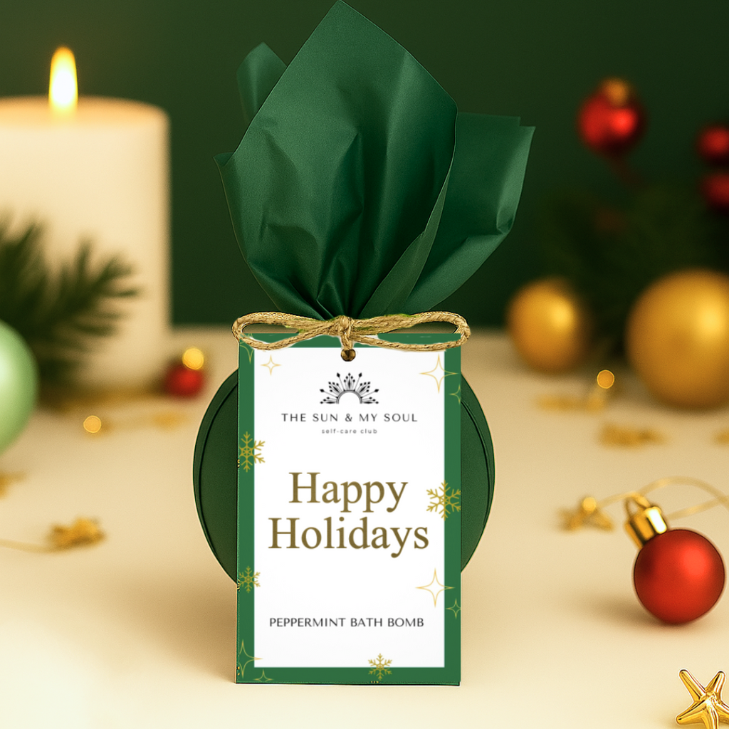 Peppermint Christmas Bath Bomb