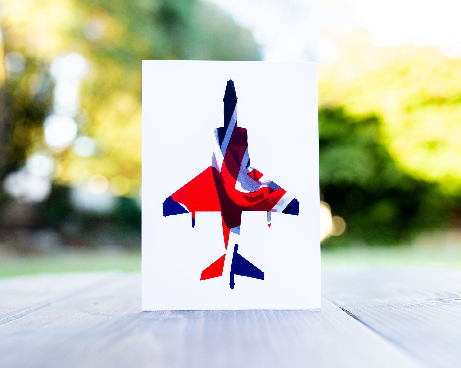 Union Flag Harrier Greeting Card