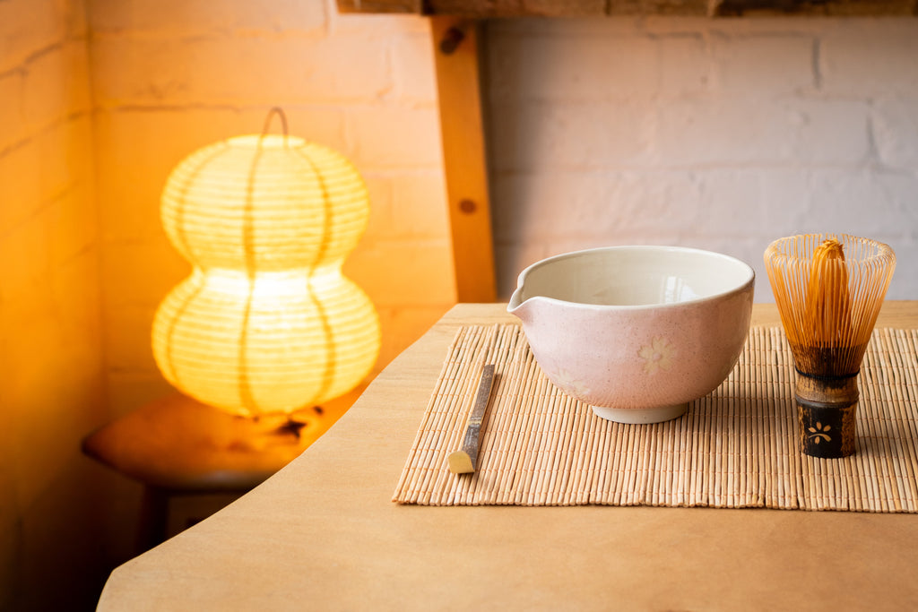 Cherry Blossom Matcha Bowl in Pastel Pink Limited Edition