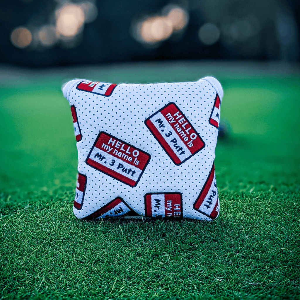 Mallet Putter Headcover Mr 3 Putt