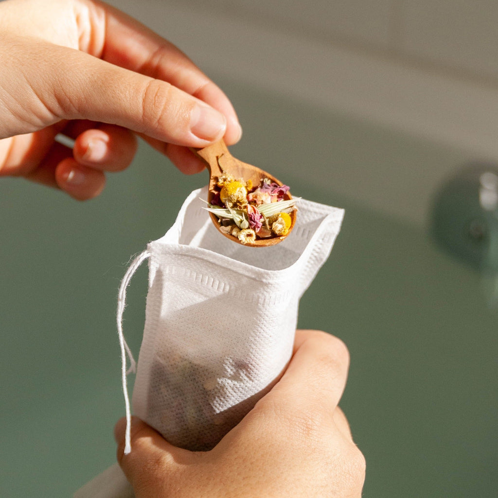 Organic Herbal Bath Tea for Soothing Skin