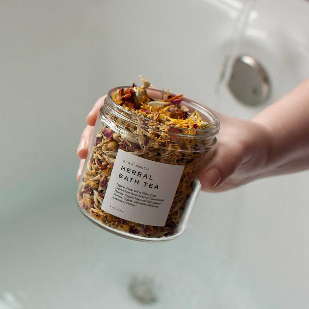 Organic Herbal Bath Tea for Soothing Skin