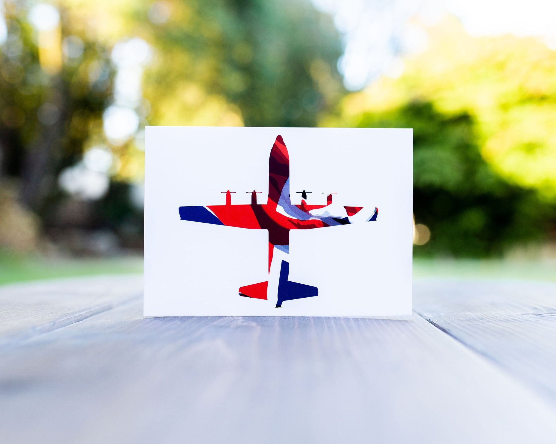 Union Flag Hercules Greeting Card