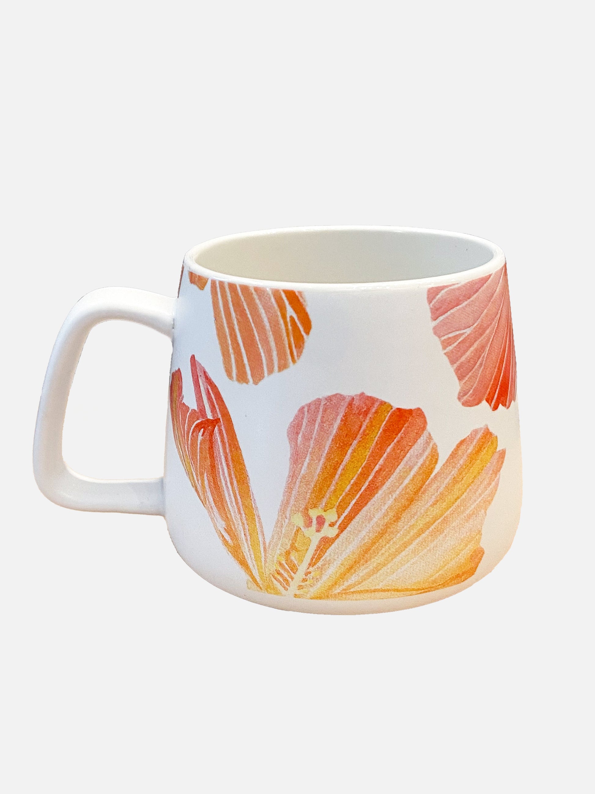 Porcelain Hibiscus Mug