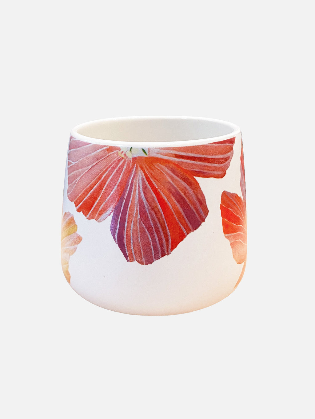 Porcelain Hibiscus Mug