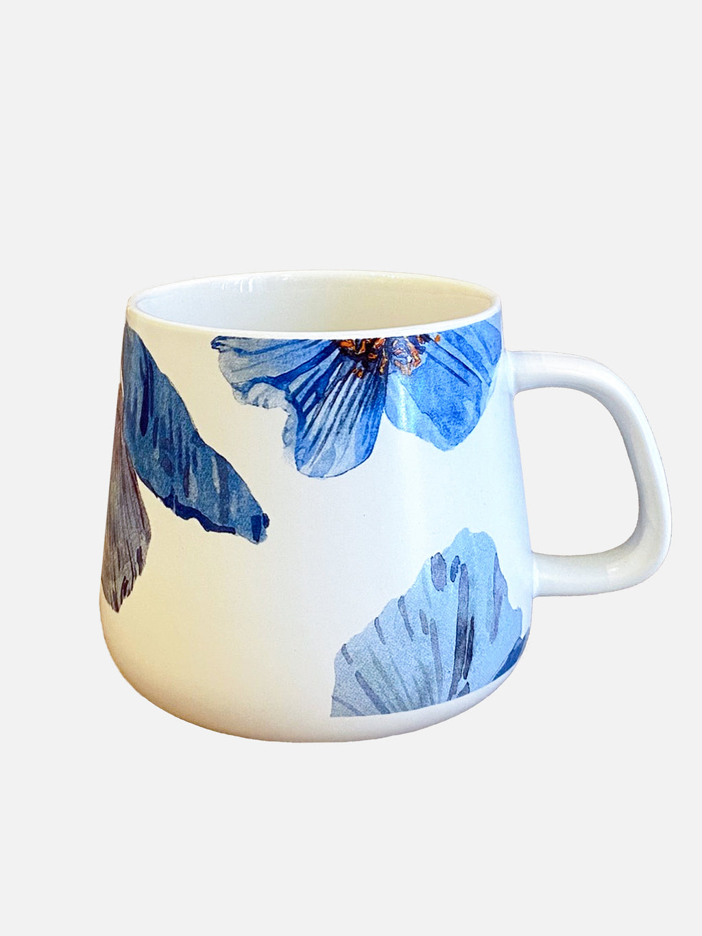 Himalayan Blue Poppies Porcelain Mug
