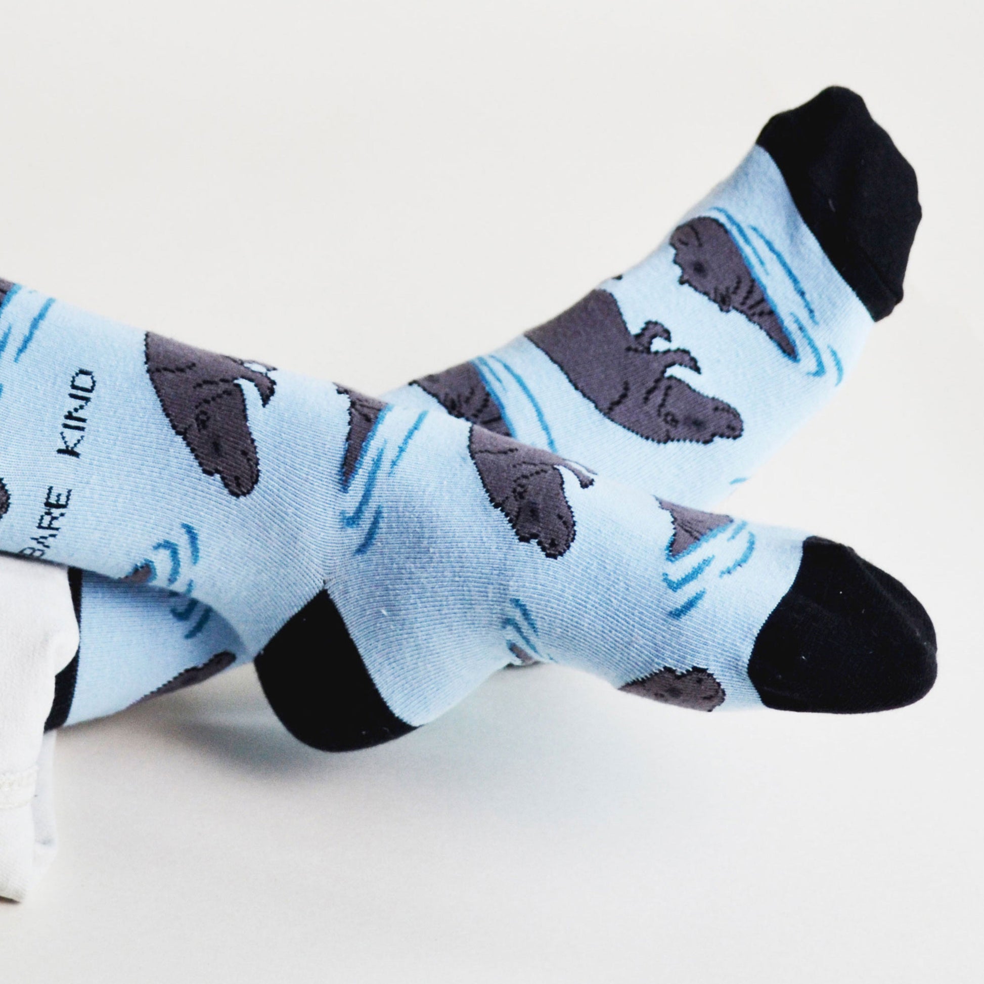 Save the Hippos Bamboo Socks