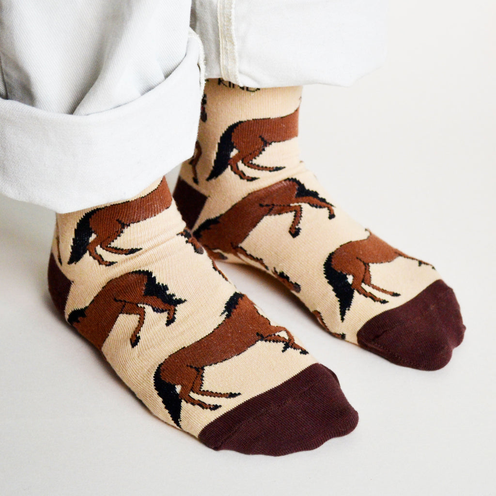 Save the Horses Bamboo Socks