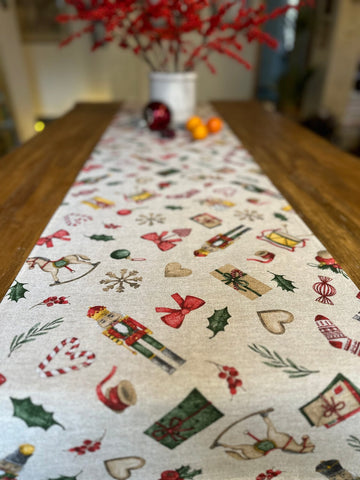 Bright & Festive European Table Runner – Durable & Stylish by Hortensias Home at www.brixbailey.com