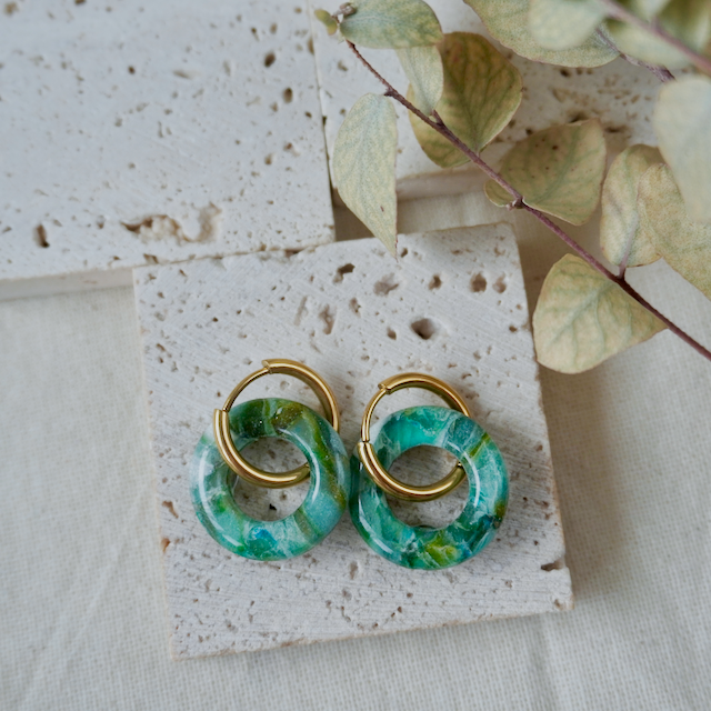 Equinox Huggie Hoops