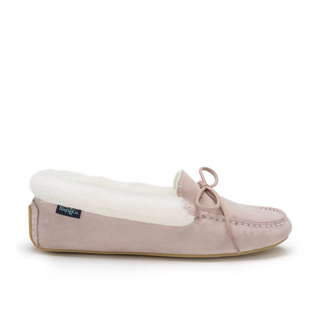 Women's Ice Pink Sheepskin Slippers