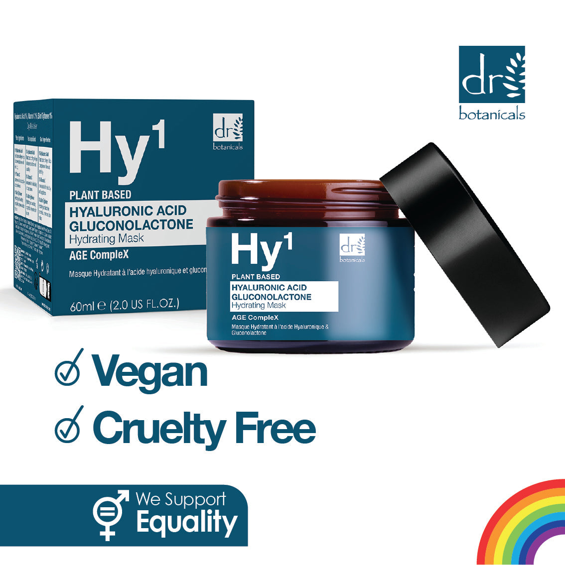 Hyaluronic Acid 1% and Gluconolactone Hydration Mask 60ml