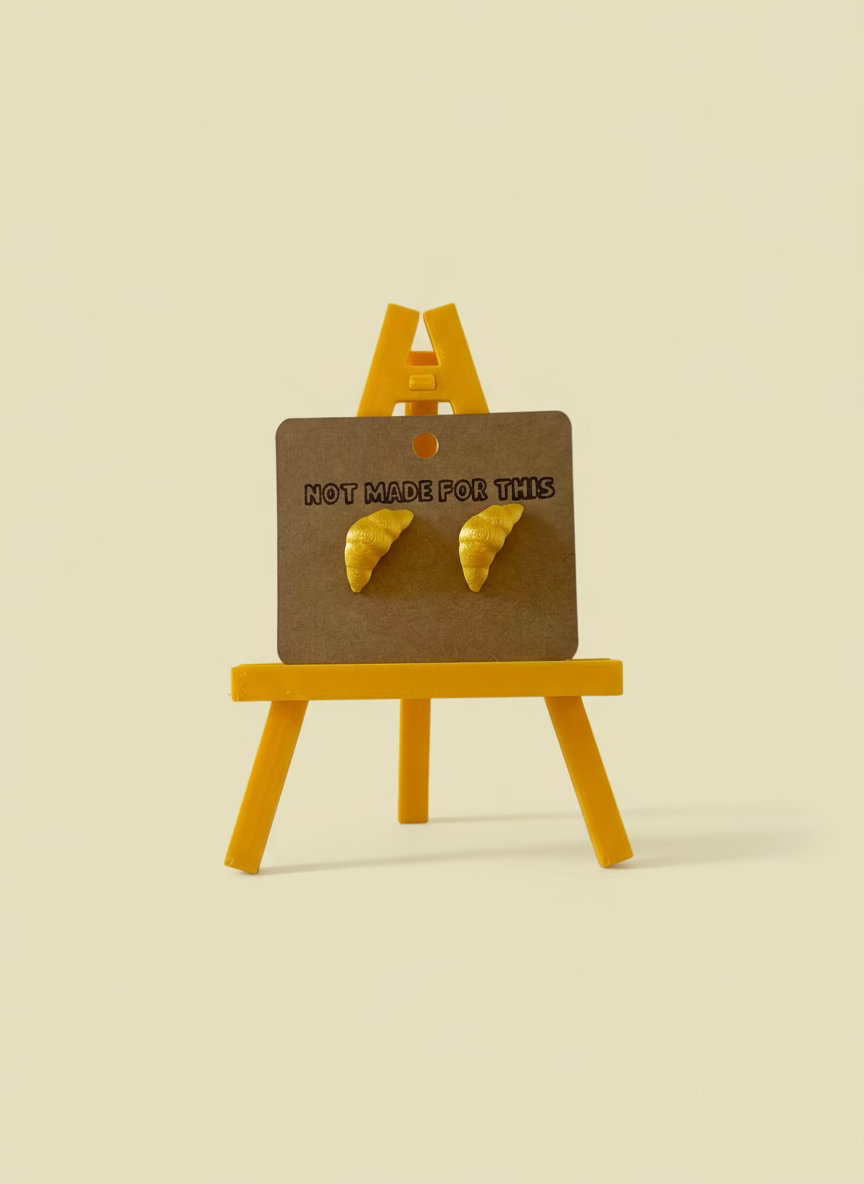 Croissant Stud Earrings