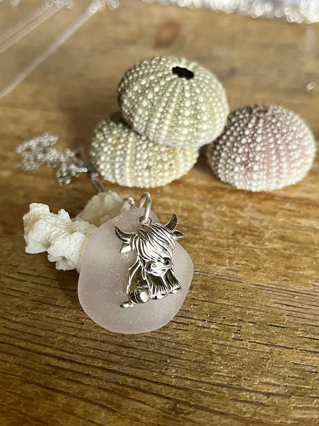 Highland Cow Pendants 925