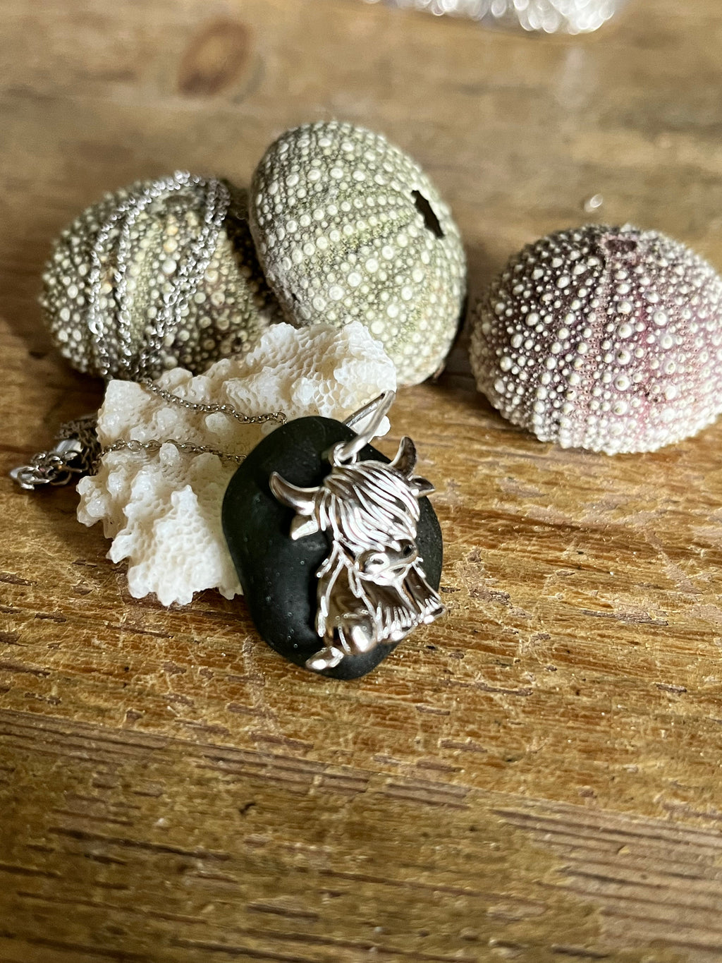 Highland Cow Pendants 925