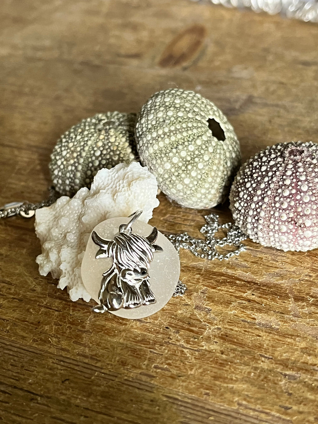 Highland Cow Pendants 925