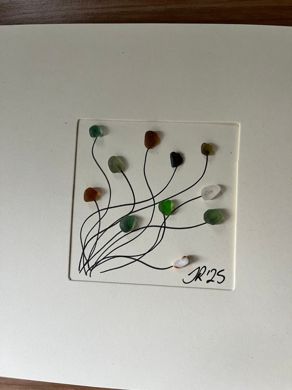 Abstract Colours Blank Card