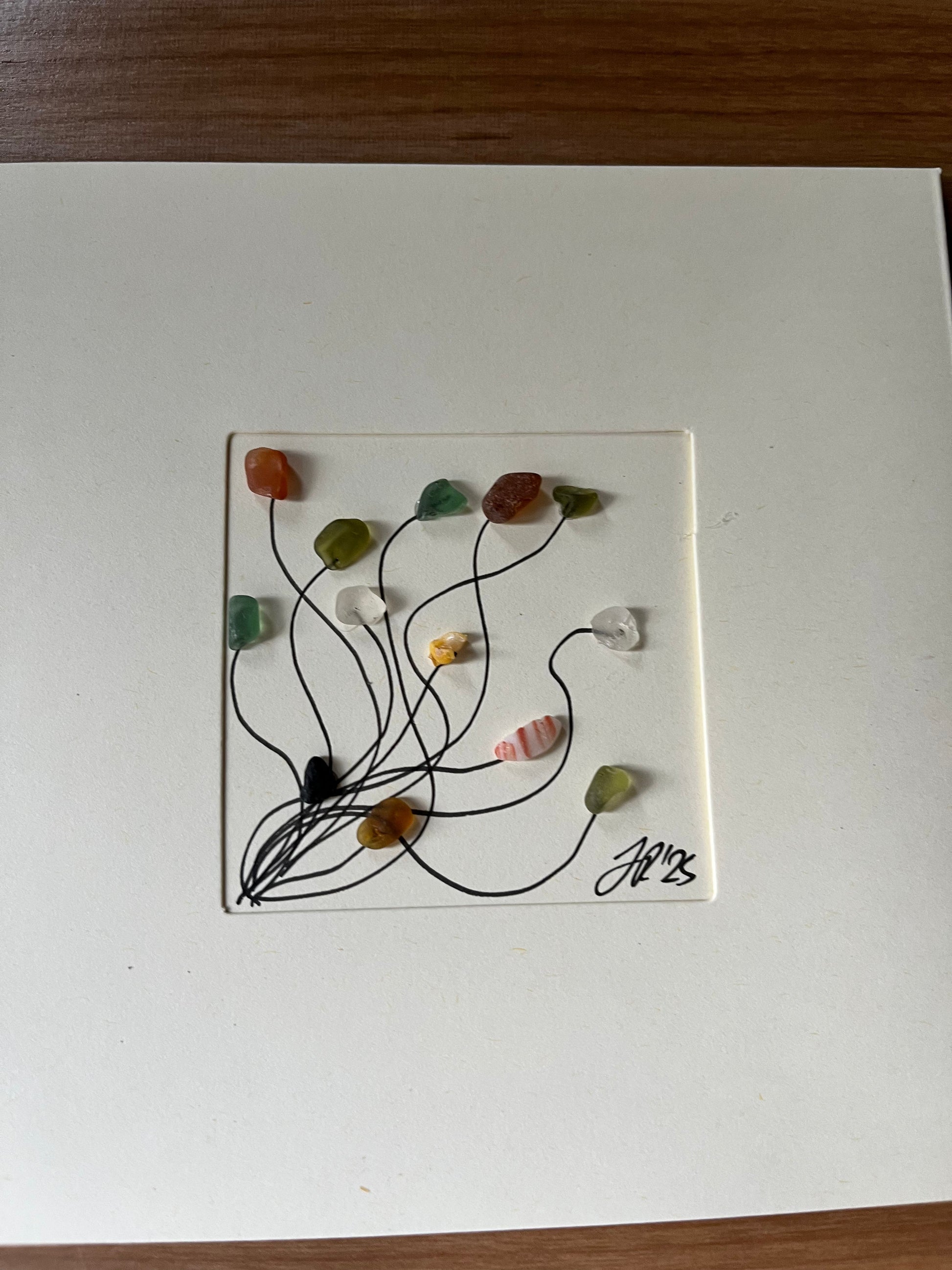 Abstract Colours Blank Card